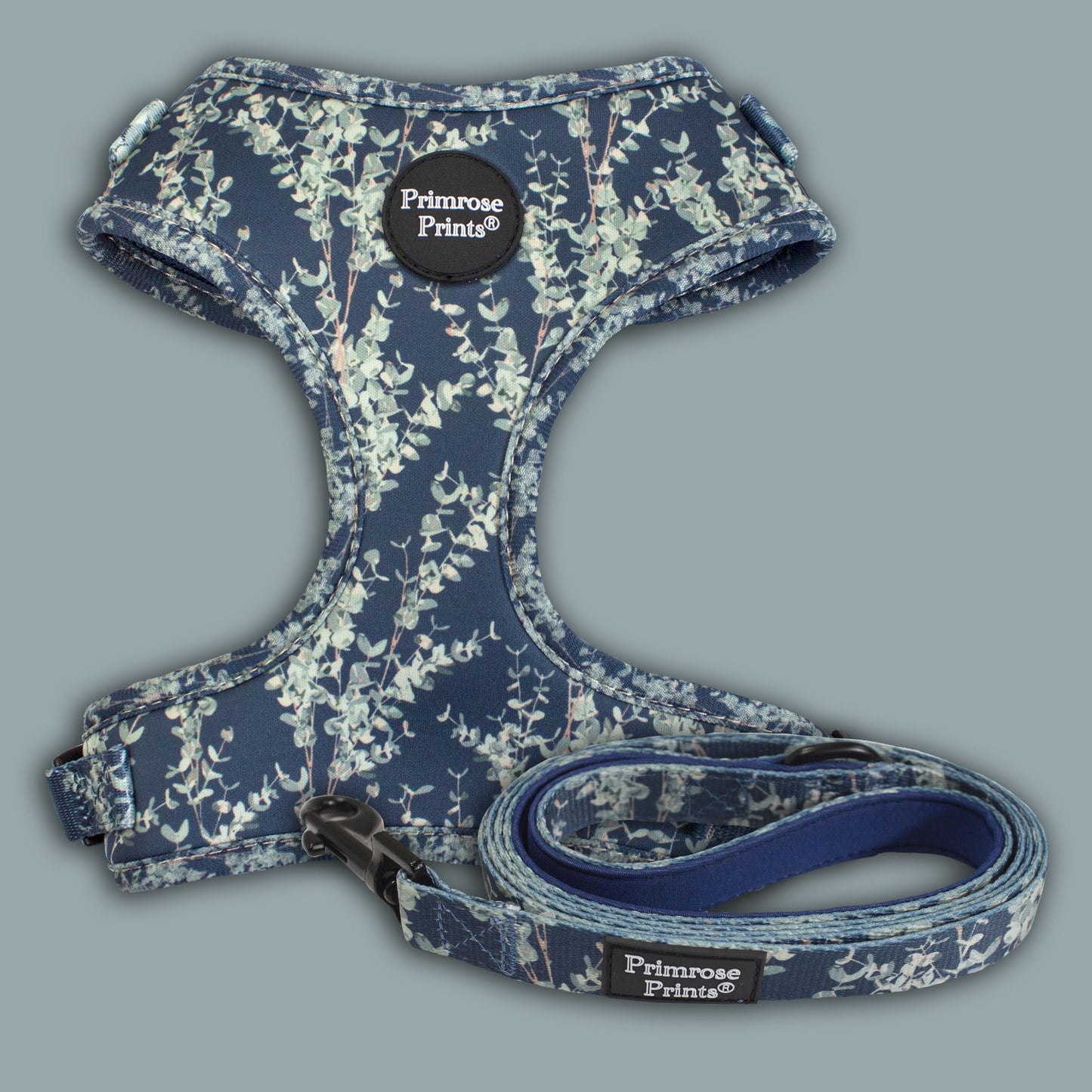 SALE! Eucalyptus Print Puppy Dog Harness and Lead Set.